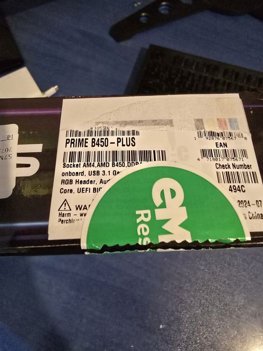 Placă de bază Asus Prime B450-PLUS