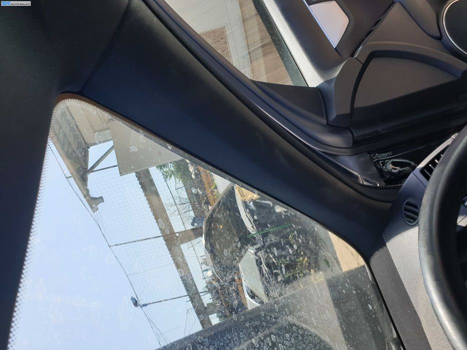 Plafon Plafoniera Textil Tavan Interior Negru cu Stalpi si Manere Mercedes Clasa C Class W204 Sedan Berlina 2007 - 2014 [K6244]