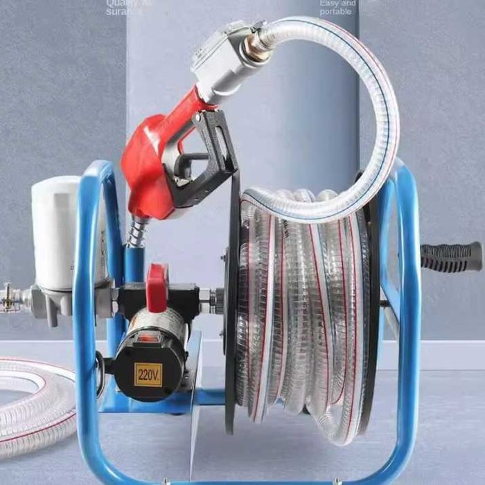 Електрическа помпа за гориво 380W – 220V 50 л/мин, с маркуч и пистолет