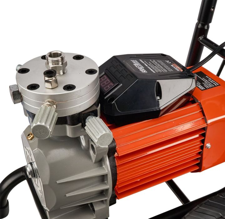 Pachet Pompă de zugrăvit airless electrică cu membrană 3.5KW, 15L/min KD2178 + Furtun pentru pistol de vopsit 30 m, 228 bar MAXROM XD2174