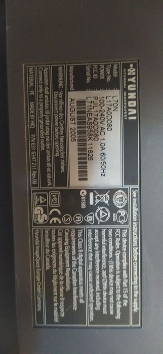 Монитор Хюндай 17 инча