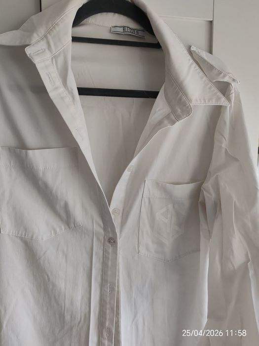 Бяла дълга риза Алеса