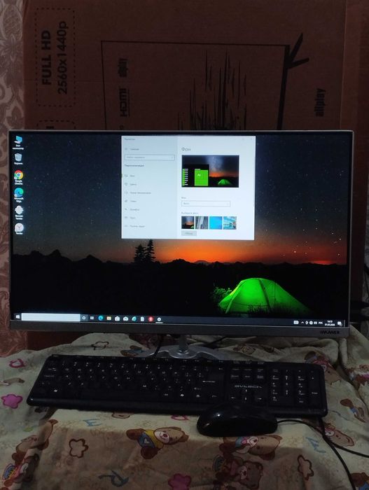 24 IPS МОНОБЛОК кампютер \\ 4GB \\ 500GB \\ Эк-24IPS (безрамка)