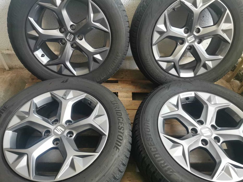 Jante Originale Seat Ateca / Terraco R 17 cu anvelope de iarna