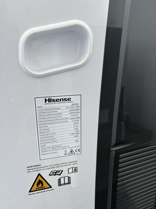 Aer conditionat portabil A+ 12000 BTU Hisense