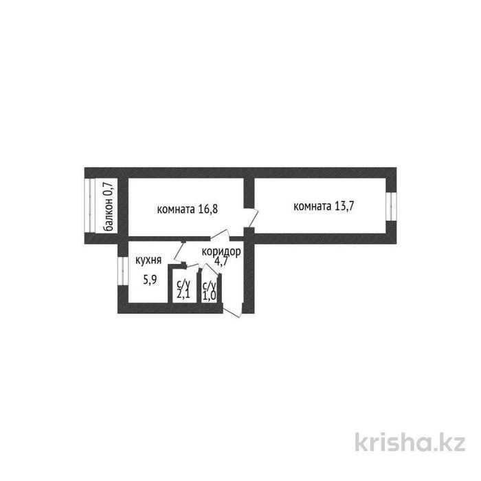 Продажа 2-комнатной квартиры кск