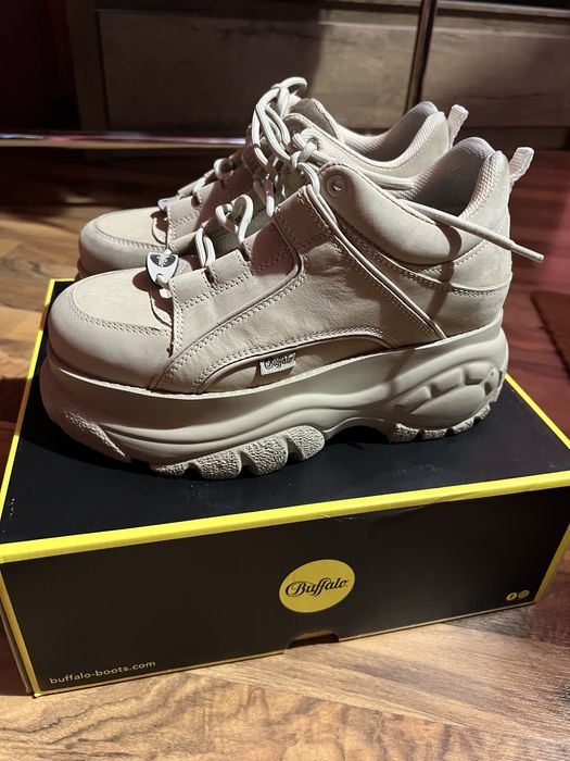 Sneakers Buffalo din piele naturala