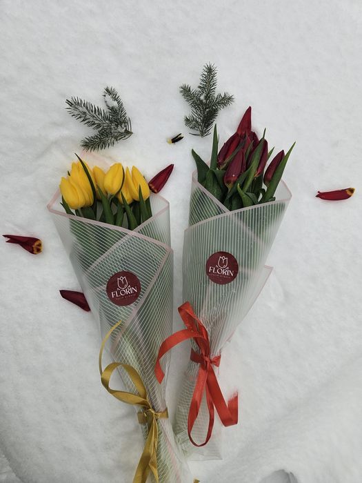 Тюльпаны готовые букеты