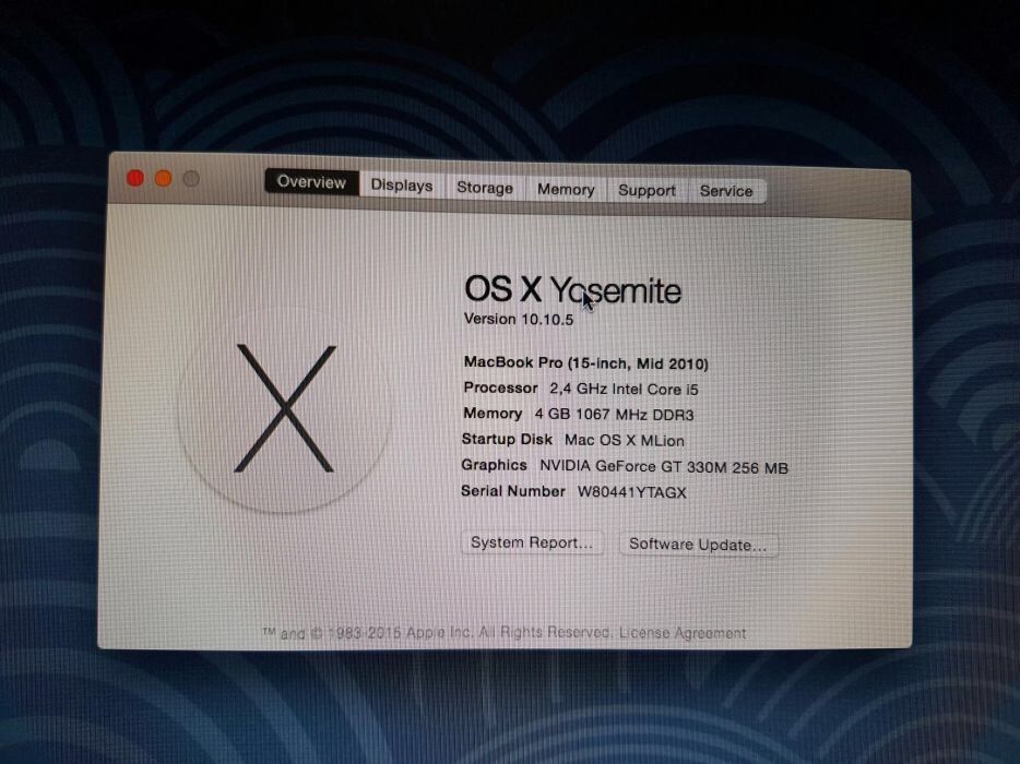 Dezmembrez Macbook Pro 15" functional