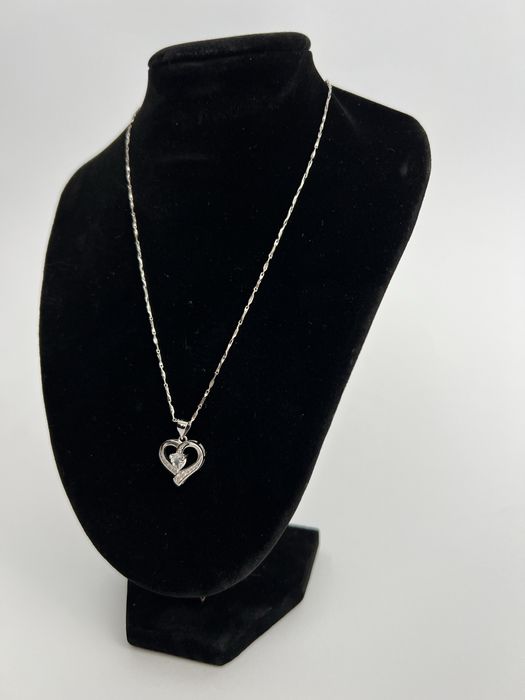 Сребърно Колие сърце Van Cleef & Arpels