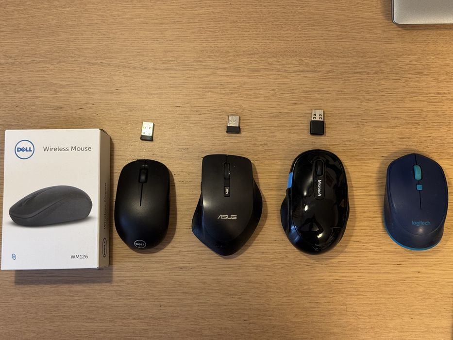 Lot 4 mouse wireless bluetooth/usb