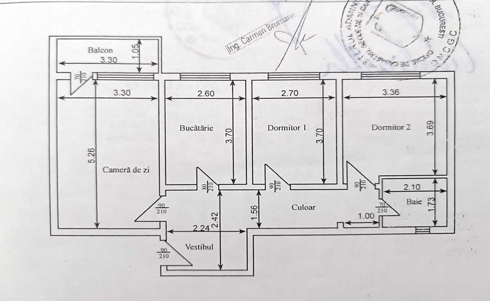 Apartament de inchiriat/ PROPRIETAR /3 camere /et.9 din 10/decomodat
