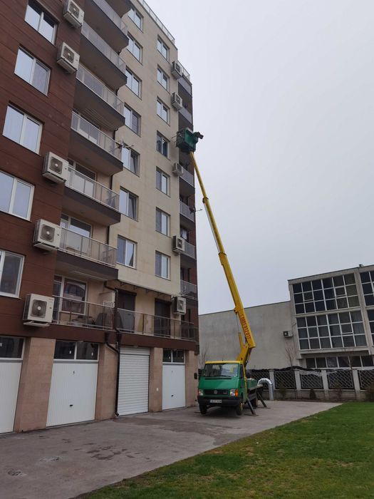 Вишка под наем. Услуги с автовишка. Рязане и кастрене на дървета.