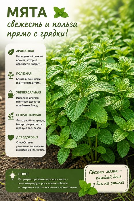 Продам мяту перечную.
