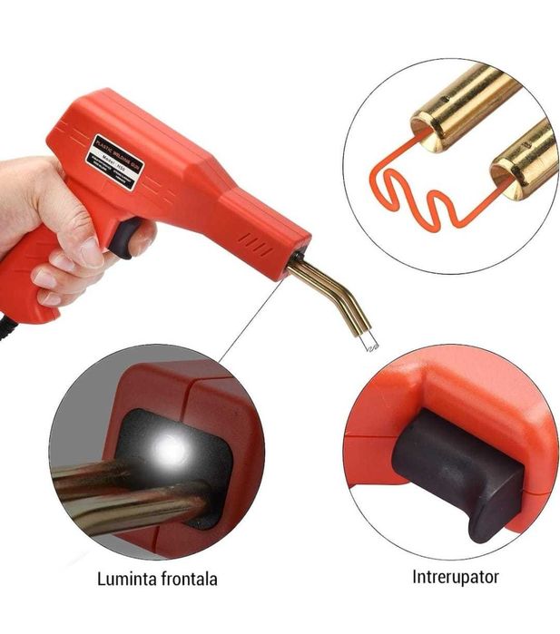 Pistol lipit sudat plastic letcon rosu