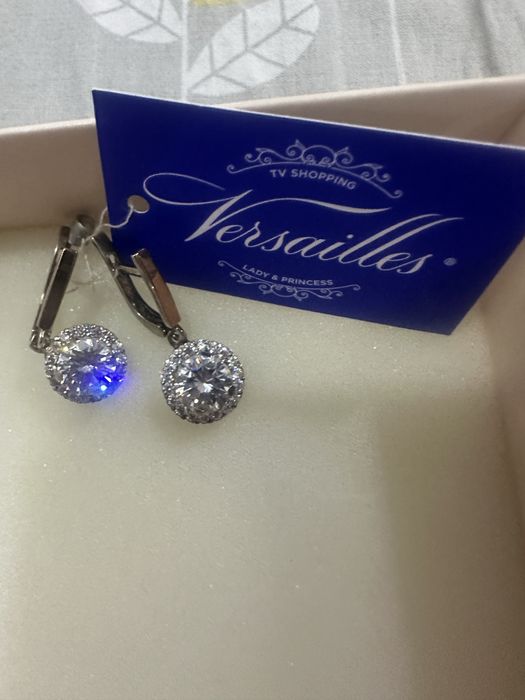 Серьги серебро новые