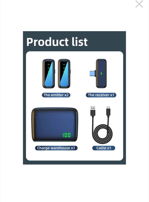 2 микрофона Lavalier, IMODIX®, за iPhone Lightning