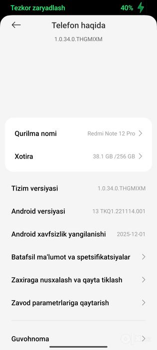Redmi note 12 pro