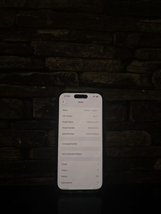 iPhone 14 pro 88% baterie