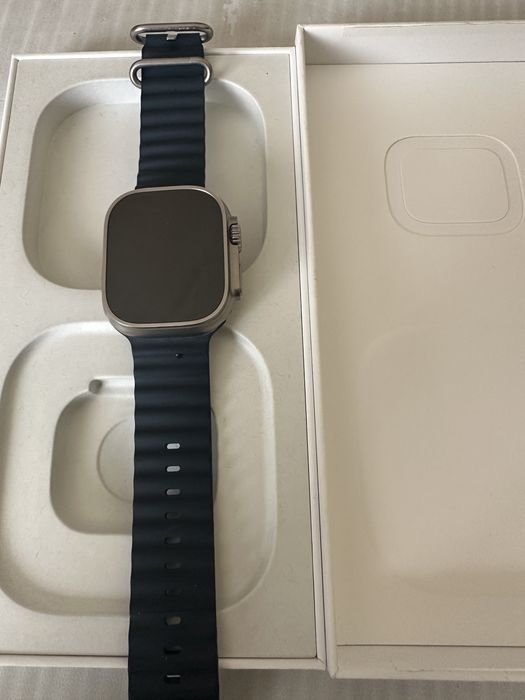 Apple watch ultra2 Titanium blue