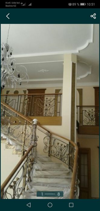 Поклейка обоев и покраска