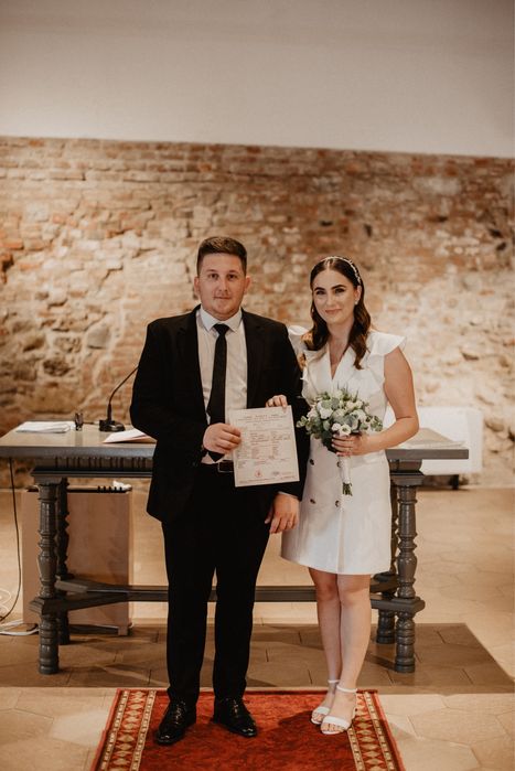 Rochie alba starea civila