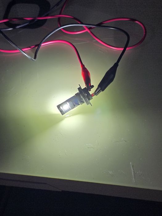 Set 2 becuri LED H7 Sinoparcel – Fan-Shaped, Anti-Error, 6500K