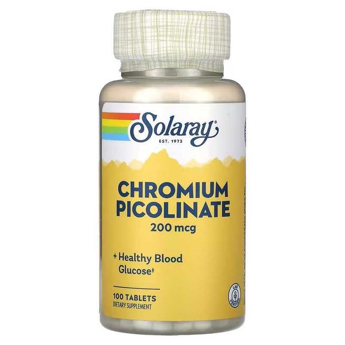 Solaray Chromium Picolinate Пиколинат хрома xrom pikolinat хром