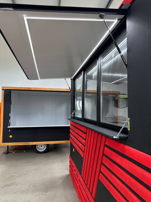 Търговска каравана за бързо хранене + аспиратор