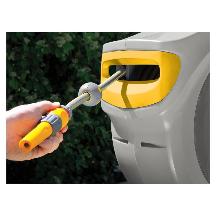 Автоматическая катушка со шлангом 25м HoZelock Англия (Gardena)