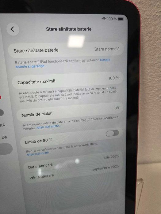 Tabletă Apple iPad A16 Pink 128GB Cod 116071