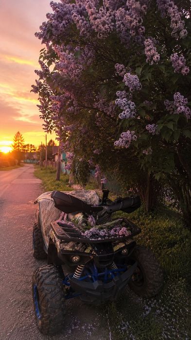 Квадрацикл зелёна черный цвет
