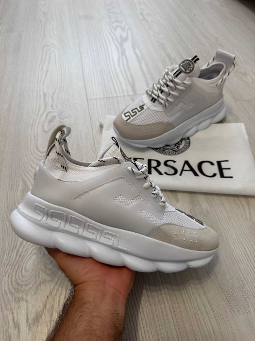 Adidasi VERSACE Chain Reaction l Produs NOU