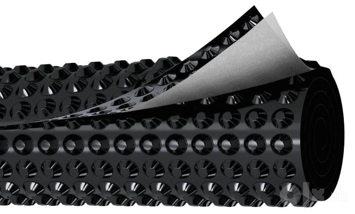 Профилированная мембрана Дренажная мембрана (HDPE) 500г
