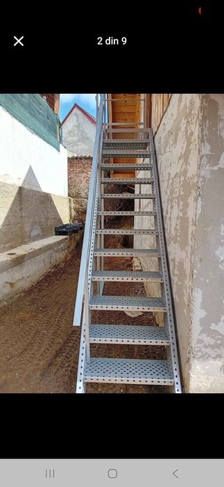 De vanzare scara zincata la comanda si cum si transport  mai multe det