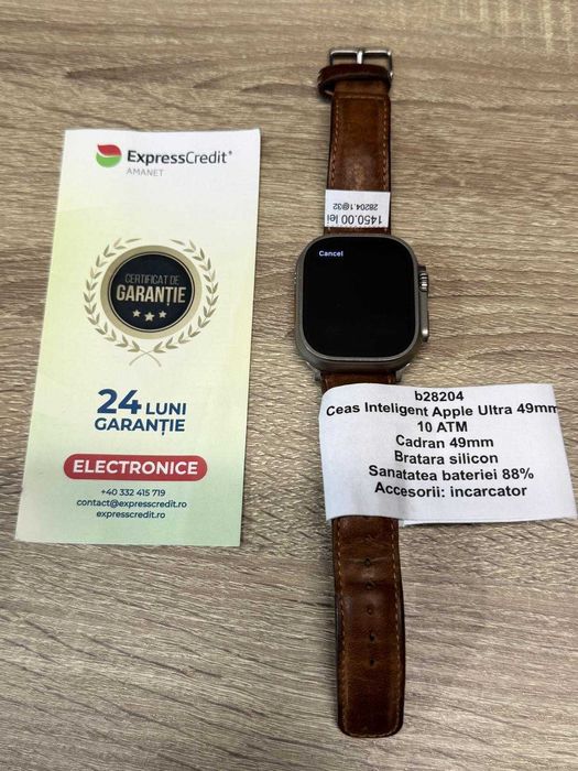 (AG51) Smartwatch Apple Ultra 49mm b28204 - Garantie 2 ani!