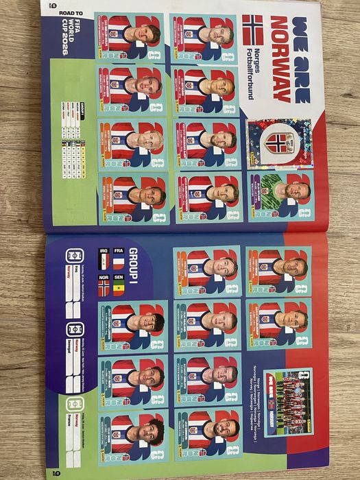 Vând album soft cover Panini WC 2026, 99,99% finalizat