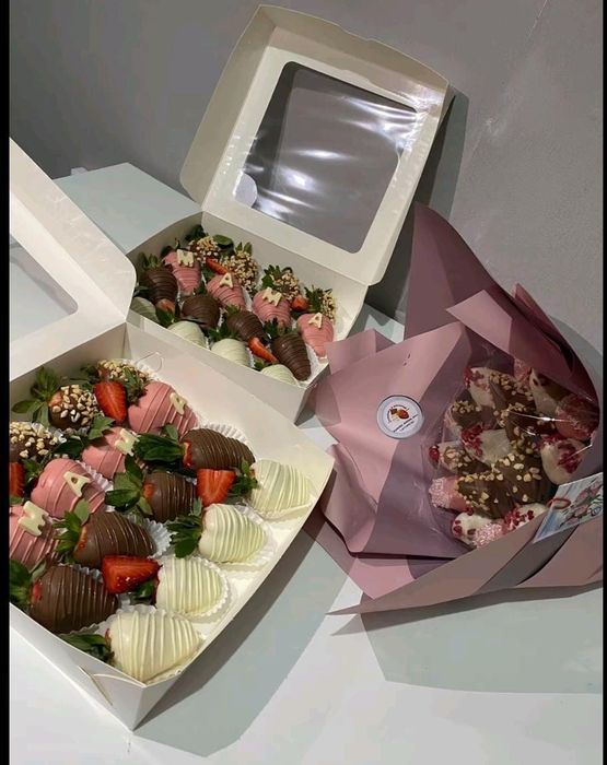 клубника в шокалат