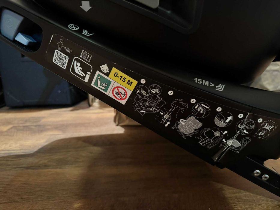 Scaun Auto Recaro Zero.1 i-Size (0-18 kg / maxim 105 cm)–Rotativ 360°, ISOFIX, Fără Accidente