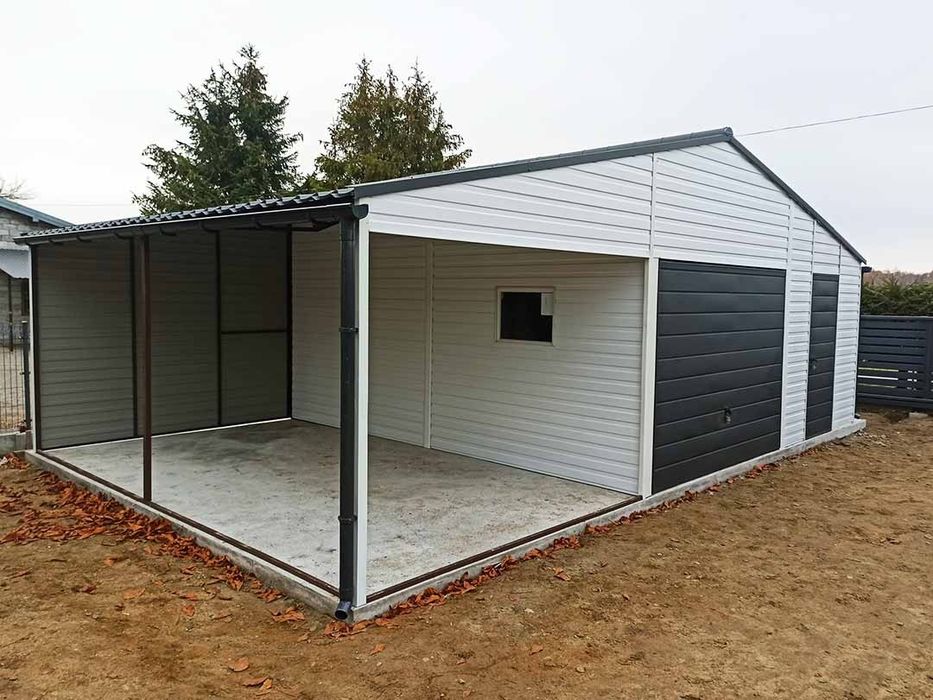 Vând garaj auto pe structura metalica