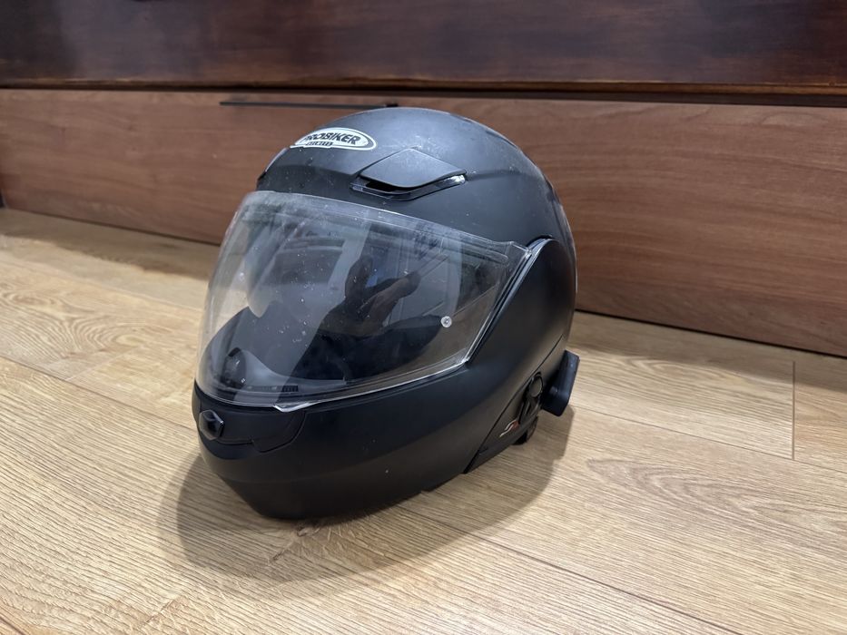 Casa moto flip up PROBIKER KX4 marimea M cu intercom