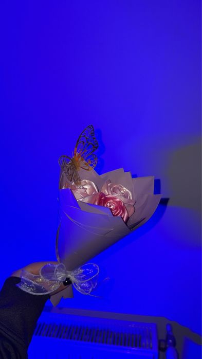 Trandafiri din satin