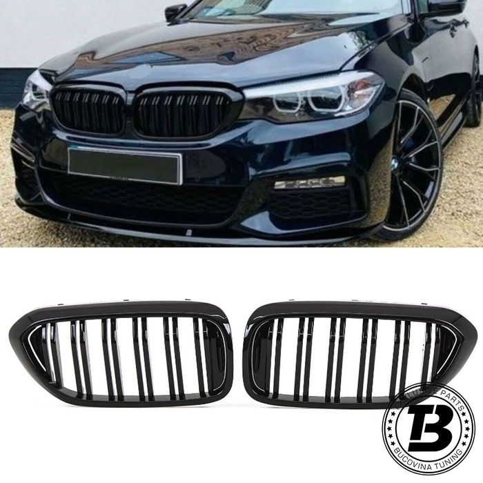 Grile Duble compatibile cu BMW Seria 5 G30 G31 M Design