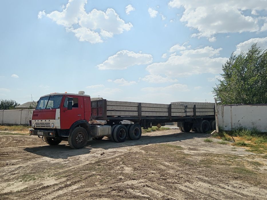 Камаз шаланда 87.йил.прицеп.86.