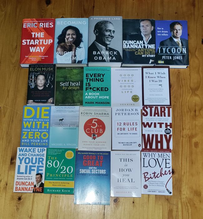 Нови и като нови книги на английски за личностно развитие!