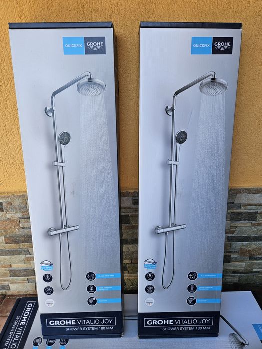 Grohe vitalio joy shower system 180 MM