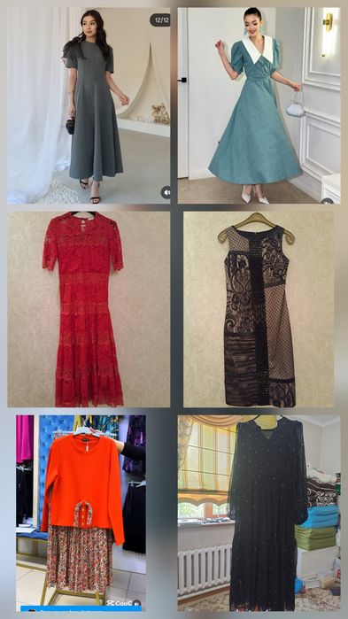 Платья по 4000 тенге