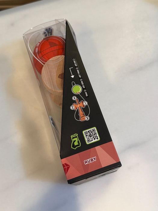 Kendama Sweets Turbo Shape Ruby Antiskid V2 (Nu Miguel Broken Shape)