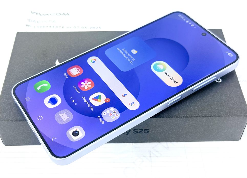 Samsung Galaxy S25 5G 128GB 12RAM Icyblue 100% Батерия! 2г. Гаранция!