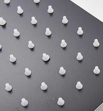 Cap/para DUS 50X50 cm cu efect de ploaie NEGRU